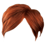 dark copper red hair png